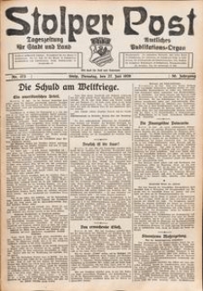 Stolper Post. Tageszeitung f&uuml;r Stadt und Land Nr. 173/1926