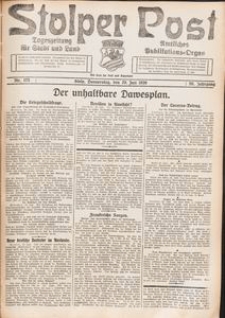 Stolper Post. Tageszeitung für Stadt und Land Nr. 175/1926