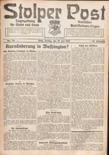 Stolper Post. Tageszeitung f&uuml;r Stadt und Land Nr. 176/1926