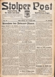 Stolper Post. Tageszeitung f&uuml;r Stadt und Land Nr. 178/1926