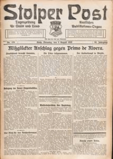 Stolper Post. Tageszeitung f&uuml;r Stadt und Land Nr. 179/1926
