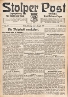 Stolper Post. Tageszeitung f&uuml;r Stadt und Land Nr. 184/1926