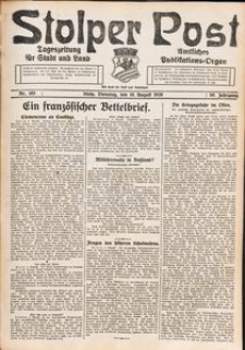 Stolper Post. Tageszeitung für Stadt und Land Nr. 185/1926