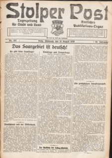 Stolper Post. Tageszeitung für Stadt und Land Nr. 192/1926