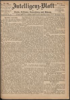 Intelligenz-Blatt f&uuml;r Stolp, Schlawe, Lauenburg und B&uuml;tow. Nr 80/1869 r.
