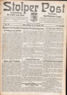 Stolper Post. Tageszeitung für Stadt und Land Nr. 194/1926