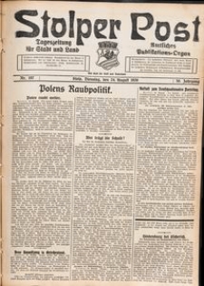 Stolper Post. Tageszeitung für Stadt und Land Nr. 197/1926