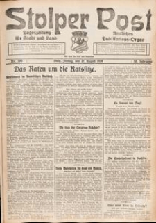 Stolper Post. Tageszeitung für Stadt und Land Nr. 200/1926