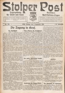 Stolper Post. Tageszeitung für Stadt und Land Nr. 206/1926