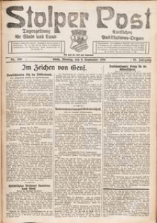 Stolper Post. Tageszeitung für Stadt und Land Nr. 208/1926