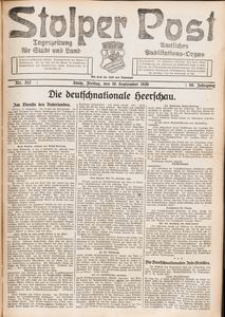 Stolper Post. Tageszeitung für Stadt und Land Nr. 212/1926