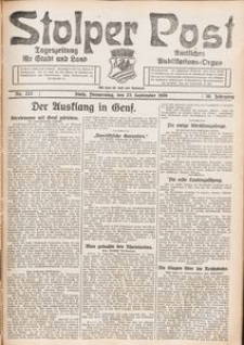 Stolper Post. Tageszeitung für Stadt und Land Nr. 223/1926