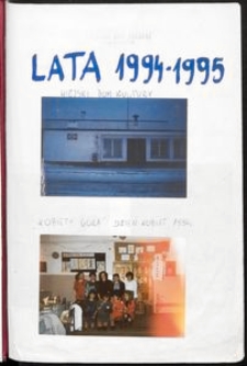 Księga Pamiątkowa : Kronika Wiejskiego Domu Kultury we Wrzącej [1994-1995]