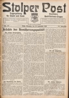 Stolper Post. Tageszeitung f&uuml;r Stadt und Land Nr. 227/1926