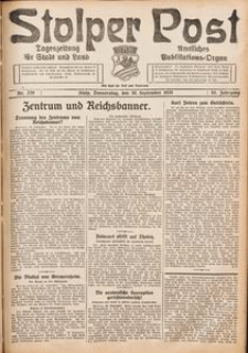 Stolper Post. Tageszeitung f&uuml;r Stadt und Land Nr. 229/1926