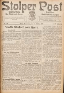 Stolper Post. Tageszeitung f&uuml;r Stadt und Land Nr. 241/1926