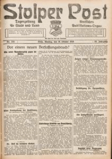 Stolper Post. Tageszeitung f&uuml;r Stadt und Land Nr. 244/1926