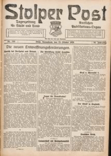 Stolper Post. Tageszeitung f&uuml;r Stadt und Land Nr. 249/1926