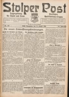 Stolper Post. Tageszeitung für Stadt und Land Nr. 249/1926