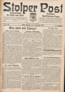 Stolper Post. Tageszeitung für Stadt und Land Nr. 256/1926