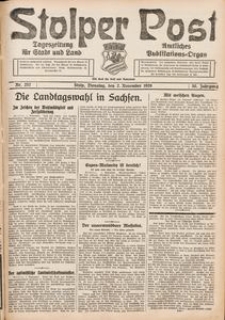 Stolper Post. Tageszeitung f&uuml;r Stadt und Land Nr. 257/1926