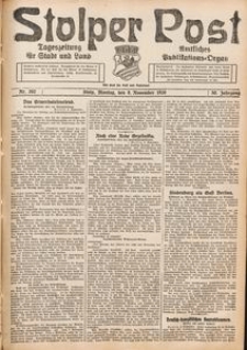 Stolper Post. Tageszeitung f&uuml;r Stadt und Land Nr. 262/1926