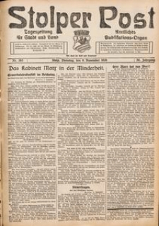 Stolper Post. Tageszeitung f&uuml;r Stadt und Land Nr. 263/1926