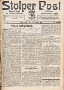 Stolper Post. Tageszeitung f&uuml;r Stadt und Land Nr. 266/1926