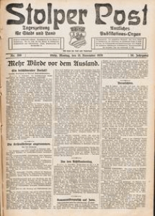 Stolper Post. Tageszeitung f&uuml;r Stadt und Land Nr. 268/1926