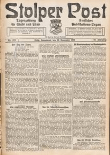 Stolper Post. Tageszeitung f&uuml;r Stadt und Land Nr. 272/1926