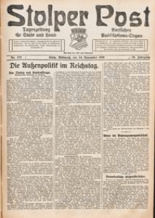 Stolper Post. Tageszeitung f&uuml;r Stadt und Land Nr. 275/1926