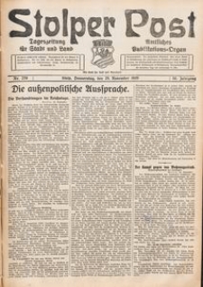 Stolper Post. Tageszeitung f&uuml;r Stadt und Land Nr. 276/1926