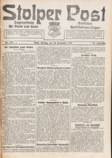 Stolper Post. Tageszeitung für Stadt und Land Nr. 277/1926