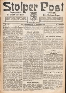 Stolper Post. Tageszeitung für Stadt und Land Nr. 278/1926