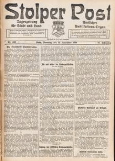 Stolper Post. Tageszeitung für Stadt und Land Nr. 280/1926