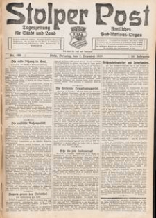 Stolper Post. Tageszeitung f&uuml;r Stadt und Land Nr. 286/1926