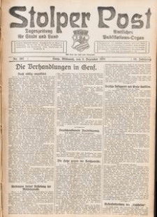 Stolper Post. Tageszeitung f&uuml;r Stadt und Land Nr. 287/1926