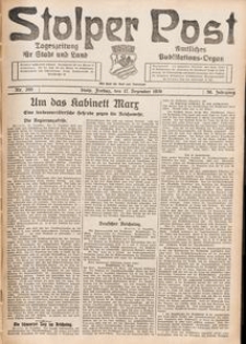 Stolper Post. Tageszeitung f&uuml;r Stadt und Land Nr. 295/1926