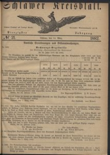 Kreisblatt des Schlawer Kreises 1882 No 21
