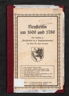 Neustettin um 1600 und 1780