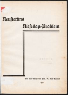 Neustettins Niesedop Problem