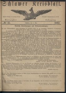 Kreisblatt des Schlawer Kreises 1882 No 35