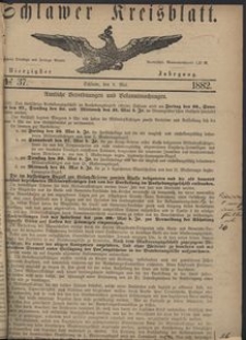 Kreisblatt des Schlawer Kreises 1882 No 37
