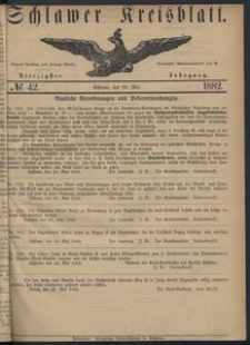 Kreisblatt des Schlawer Kreises 1882 No 42