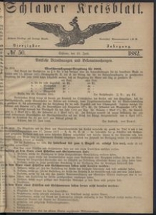 Kreisblatt des Schlawer Kreises 1882 No 50
