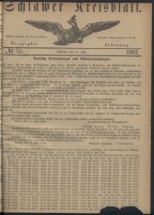 Kreisblatt des Schlawer Kreises 1882 No 55