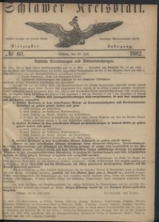 Kreisblatt des Schlawer Kreises 1882 No 60