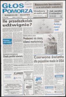 Głos Pomorza, 1991, sierpień, nr 199