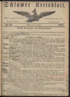 Kreisblatt des Schlawer Kreises 1882 No 66