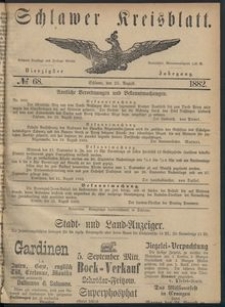 Kreisblatt des Schlawer Kreises 1882 No 68